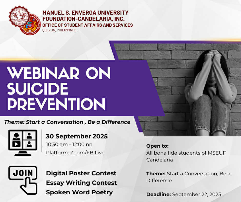 WEBINAR ON SUICIDE PREVENTION 2025
