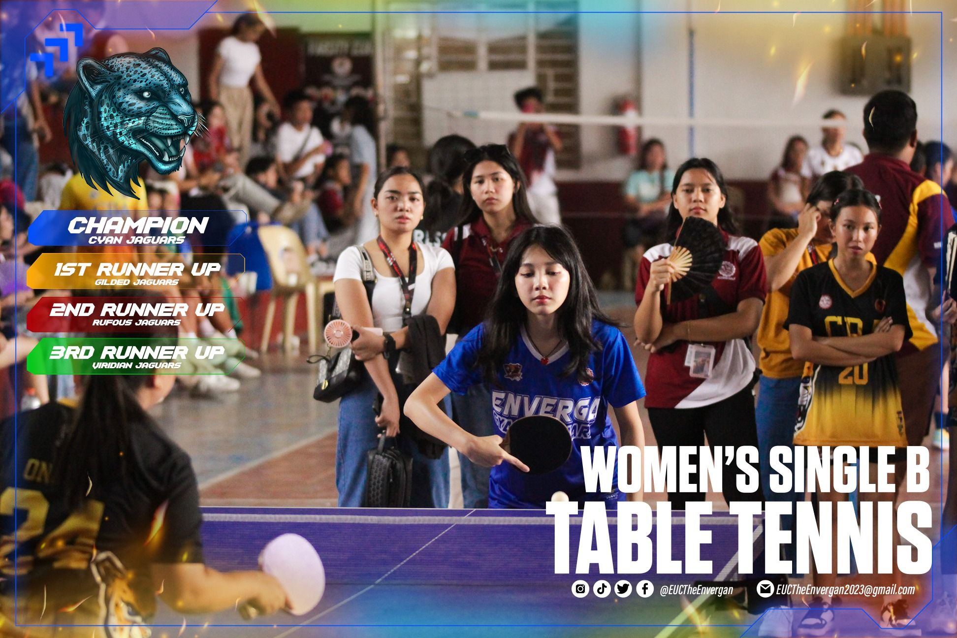  TABLE TENNIS WOMEN SINGLE B CATEGORY