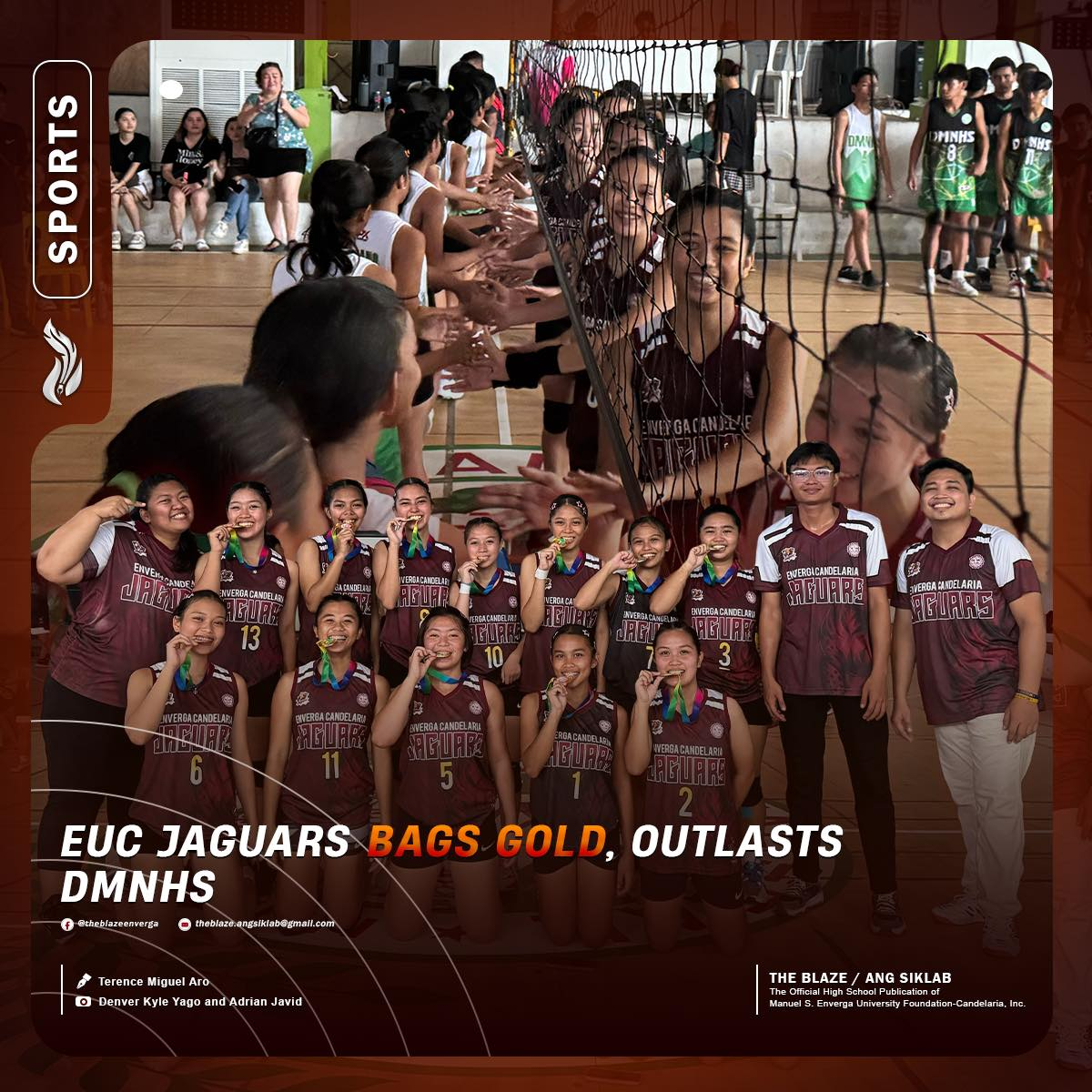  EUC Jaguars bags Gold, outlasts DMNHS